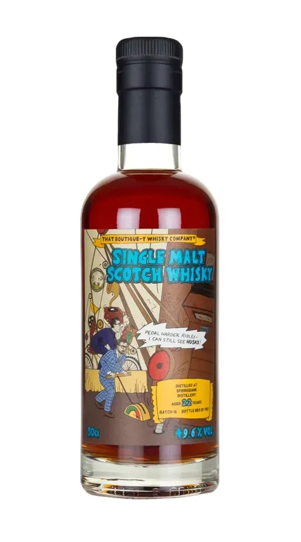 Springbank 22 Year Old, Batch No. 16, 2018, That Boutique-Y Whisky Company, 49.6% whisky bottle