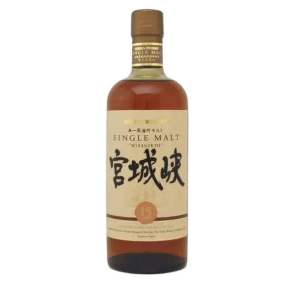 Nikka Miyagikyo 15 Year Old, Sherry Cask, 45% whisky bottle