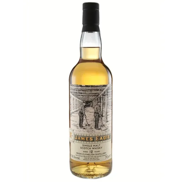 Clynelish Distilleries of Great Britain & Ireland 12 Year Old, Re-charred Hogshead Cask, 2013, James Eadie, 52.5% whisky bottle