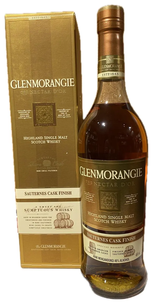 Glenmorangie The Nectar d'Or, Bourbon & Sauternes Cask, 46% whisky bottle